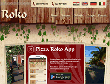 Tablet Screenshot of pizza-roko.com